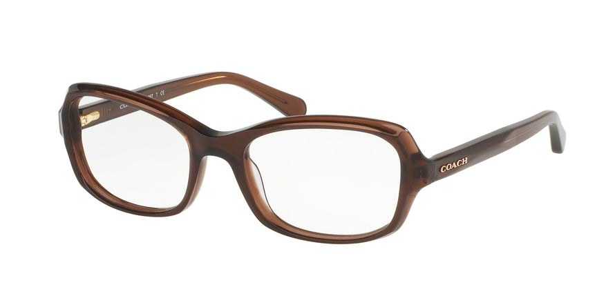 Coach HC6097F Butterfly Eyeglasses  5430-DARK BROWN 53-18-135 - Color Map brown