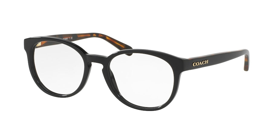 Coach HC6102 Phantos Eyeglasses  5442-BLACK/ BLACK TORTOISE 51-18-140 - Color Map black