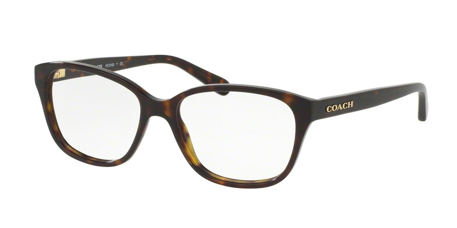 Coach HC6103F Square Eyeglasses  5120-DARK TORTOISE 54-16-140 - Color Map havana
