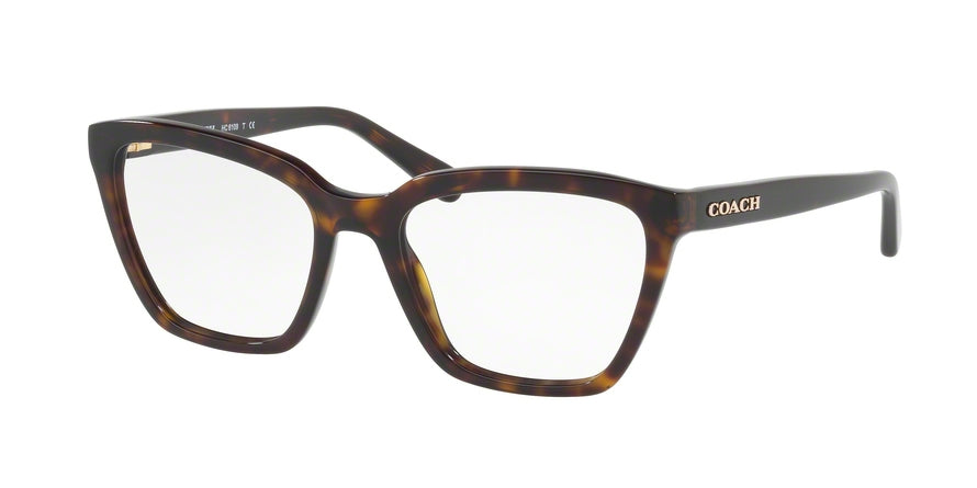 Coach HC6109F Square Eyeglasses  5120-DARK TORTOISE 54-18-140 - Color Map havana