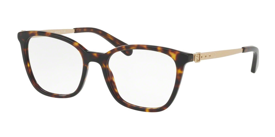 Coach HC6113 Square Eyeglasses  5485-DARK TORTOISE 53-18-140 - Color Map tortoise