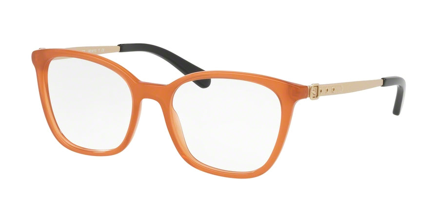 Coach HC6113 Square Eyeglasses  5502-AMBER 53-18-140 - Color Map amber