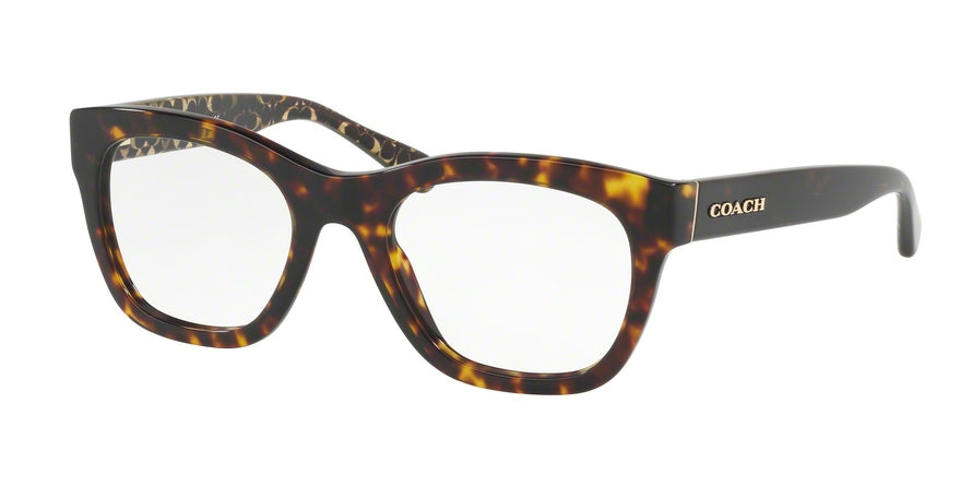 Coach HC6115 Square Eyeglasses  5507-DARK TORTOISE 51-20-135 - Color Map tortoise