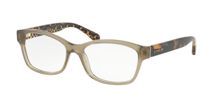 Coach HC6116F Rectangle Eyeglasses  5508-OLIVE 54-16-140 - Color Map olive