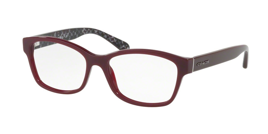 Coach HC6116F Rectangle Eyeglasses  5509-BURGUNDY 54-16-140 - Color Map bordeaux