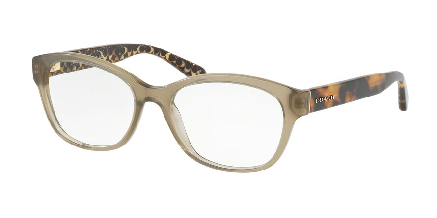 Coach HC6117F Square Eyeglasses  5508-OLIVE 53-17-140 - Color Map olive