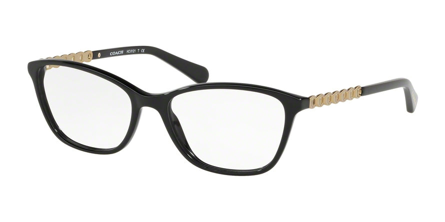 Coach HC6121F Rectangle Eyeglasses  5002-BLACK 55-17-140 - Color Map black