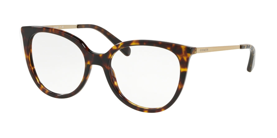 Coach HC6125F Square Eyeglasses  5417-DARK TORT 53-18-140 - Color Map tortoise