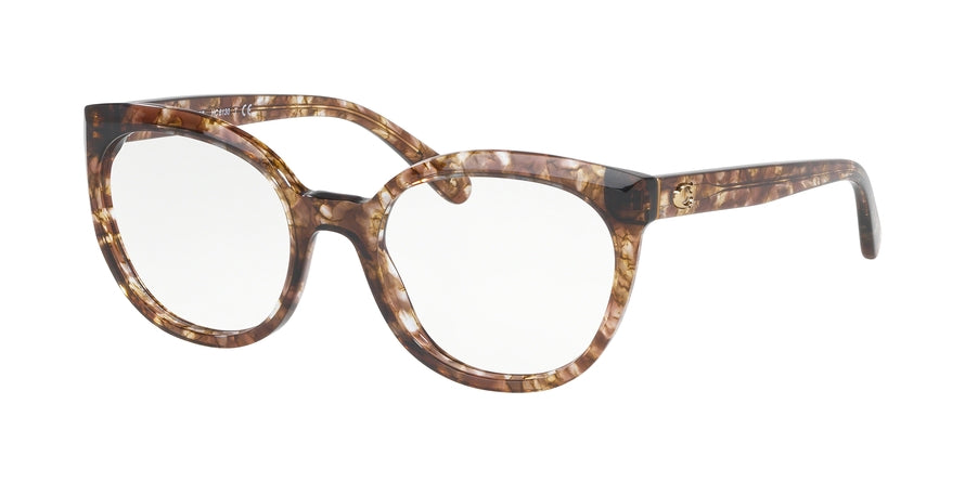 Coach HC6130F Cat Eye Eyeglasses  5562-BROWN TORTOISE 54-19-140 - Color Map havana