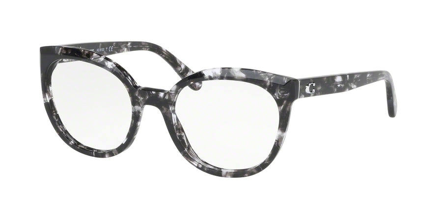 Coach HC6130 Cat Eye Eyeglasses  5563-BLACK TORTOISE 52-19-140 - Color Map havana