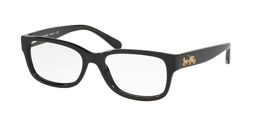 Coach HC6133F Rectangle Eyeglasses  5002-BLACK 54-16-140 - Color Map black