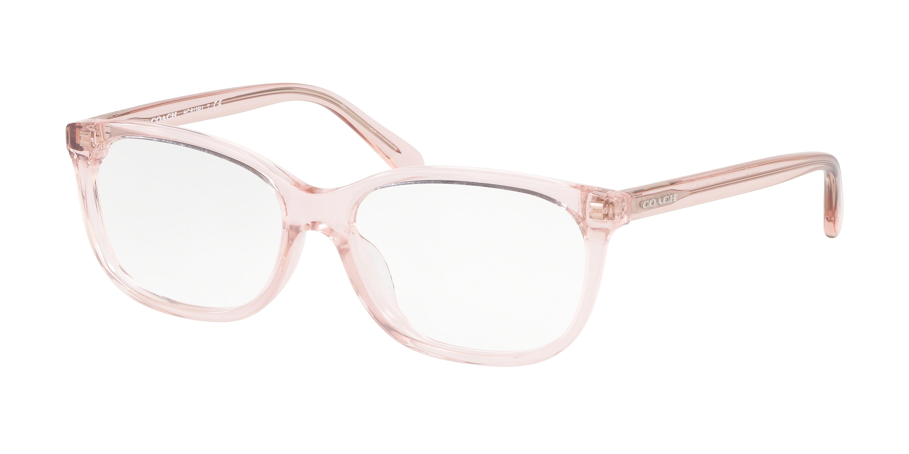 Coach HC6139U Pillow Eyeglasses  5556-Transparent Pink 53-140-15 - Color Map Pink