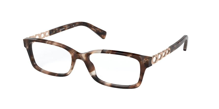 Coach HC6148F Rectangle Eyeglasses  5590-PINK TORTOISE 54-16-140 - Color Map tortoise