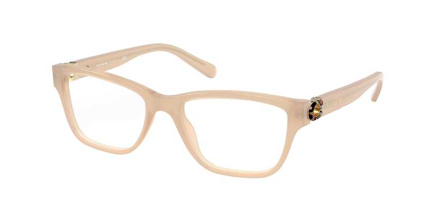 Coach HC6154 Rectangle Eyeglasses  5611-MILKY BEIGE 52-17-140 - Color Map ivory