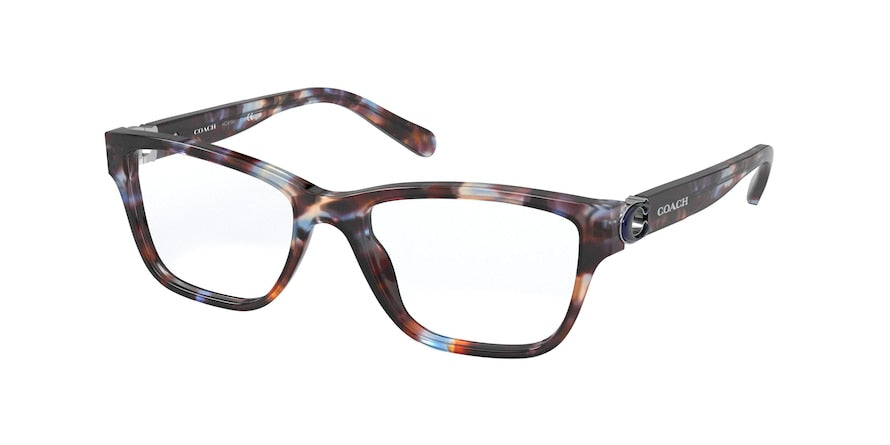 Coach HC6154 Rectangle Eyeglasses  5613-BLUE TORTOISE 52-17-140 - Color Map blue