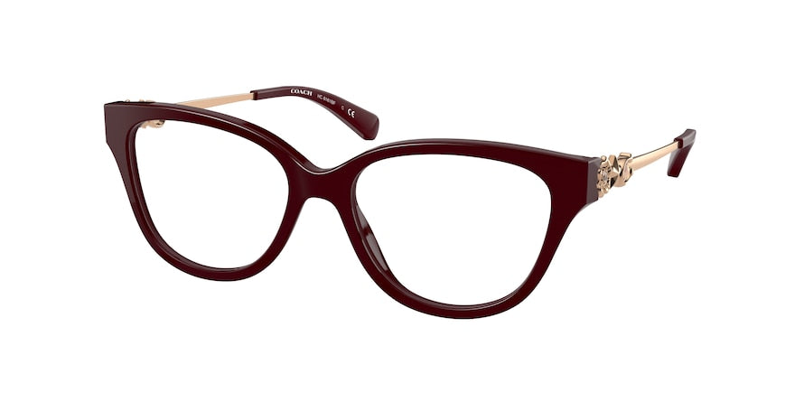 Coach HC6161BF Butterfly Eyeglasses  5479-OXBLOOD 52-16-140 - Color Map bordeaux