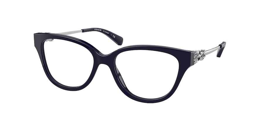Coach HC6161BF Butterfly Eyeglasses  5480-NAVY 52-16-140 - Color Map blue