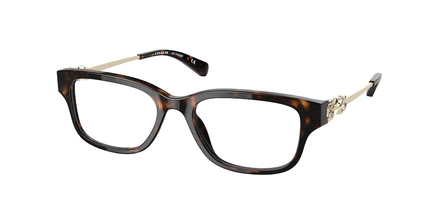 Coach HC6162BF Pillow Eyeglasses  5120-DARK TORTOISE 51-17-140 - Color Map havana