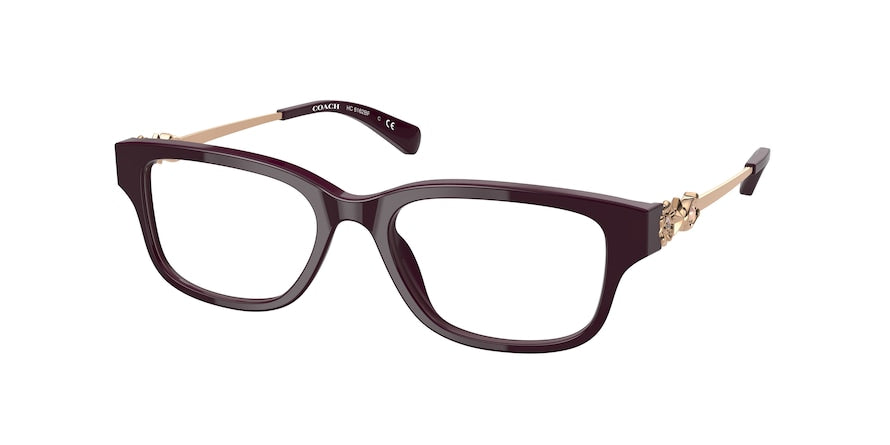 Coach HC6162BF Pillow Eyeglasses  5479-OXBLOOD 51-17-140 - Color Map bordeaux