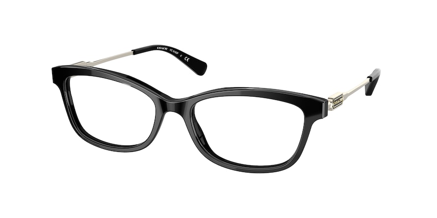 Coach HC6163F Rectangle Eyeglasses  5002-BLACK 54-17-140 - Color Map black