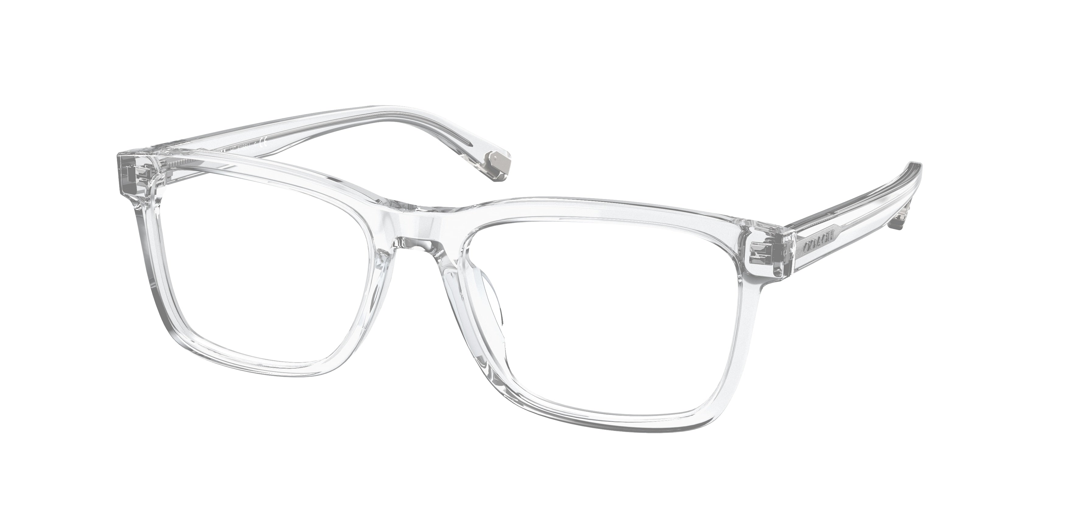 Coach C2104 HC6166U Rectangle Eyeglasses  5111-Crystal 54-145-18 - Color Map White