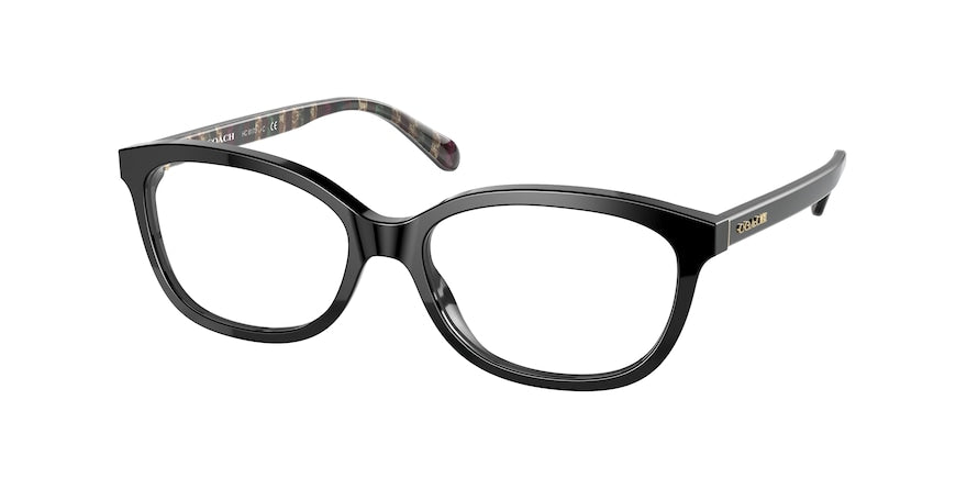 Coach HC6173 Pillow Eyeglasses  5002-BLACK 54-16-140 - Color Map black