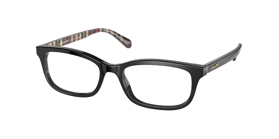 Coach HC6174F Rectangle Eyeglasses  5002-BLACK 54-17-140 - Color Map black
