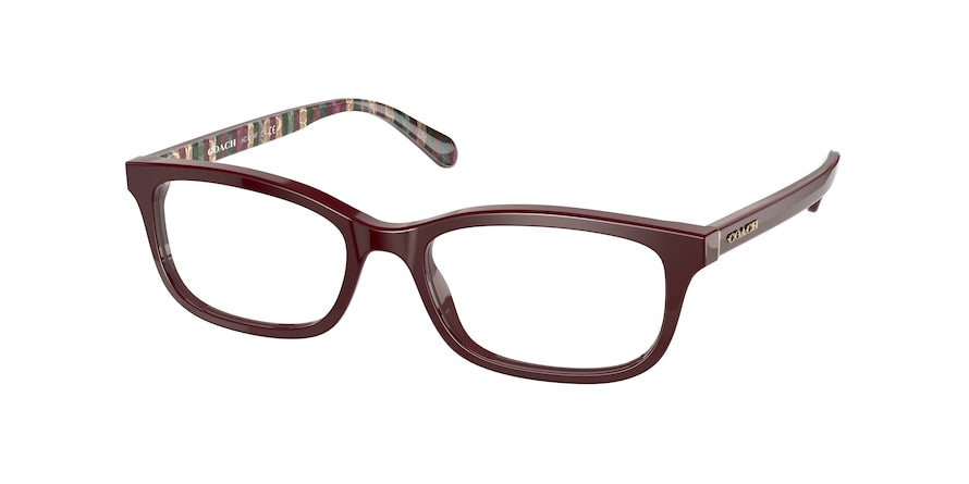 Coach HC6174F Rectangle Eyeglasses  5479-OXBLOOD 54-17-140 - Color Map bordeaux