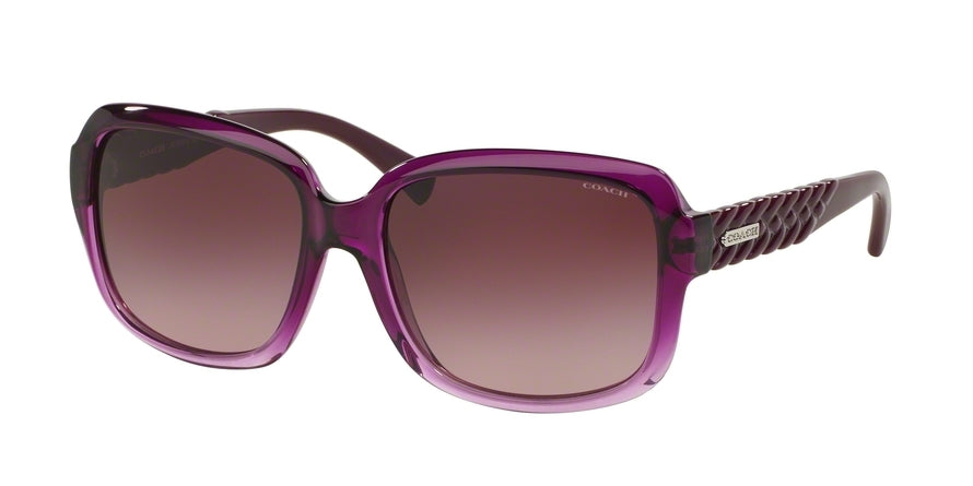 Coach HC8141 Square Sunglasses  52898H-PURPLE GRADIENT 57-16-135 - Color Map violet