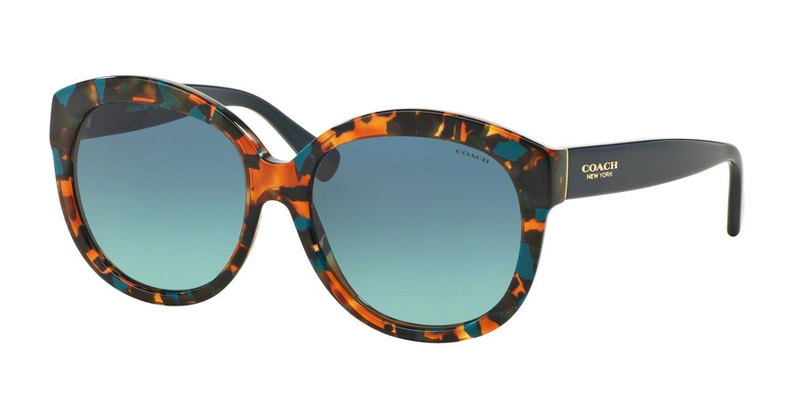 Coach teal confetti glasses cheap