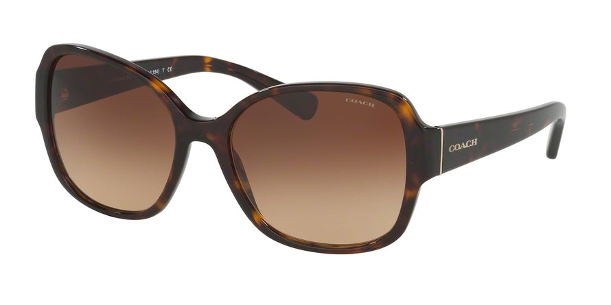 Coach HC8166F Butterfly Sunglasses  512013-DARK TORTOISE 58-18-135 - Color Map tortoise