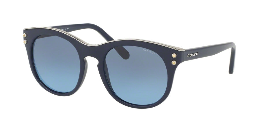Coach L1611 HC8190 Phantos Sunglasses  542217-NAVY 51-19-140 - Color Map blue