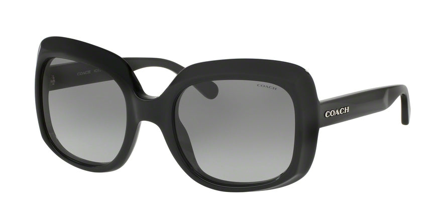 Coach L1616 HC8194 Square Sunglasses  500211-BLACK 53-21-140 - Color Map black