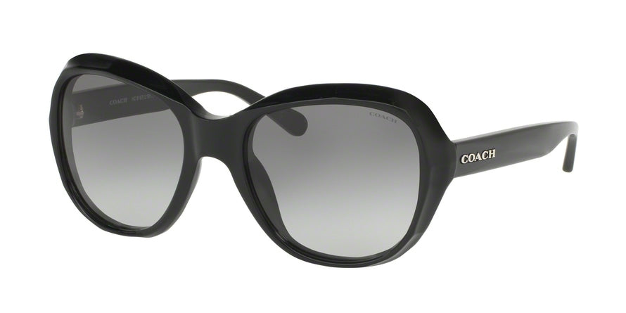 Coach HC8197 Square Sunglasses  500211-BLACK 55-19-140 - Color Map black