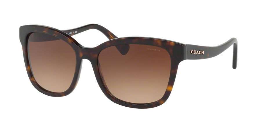 Coach L1656 HC8219 Square Sunglasses  512013-DARK TORTOISE 56-16-140 - Color Map havana