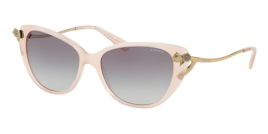 Coach L1022 HC8242BF Cat Eye Sunglasses  511311-MILKY PINK BLUSH 56-16-140 - Color Map blush