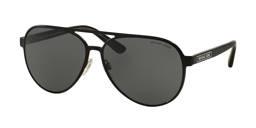 Michael Kors HARPER I MK1008 Pilot Sunglasses  108487-MATTE BLACK/BLACK CARBON FIBER 61-14-140 - Color Map black