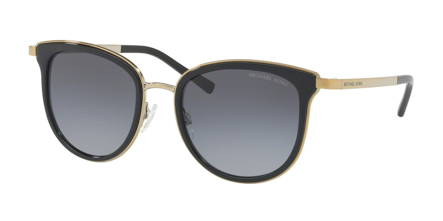 Michael Kors ADRIANNA I MK1010 Square Sunglasses  1100T3-BLACK/GOLD-TONE 54-20-135 - Color Map black
