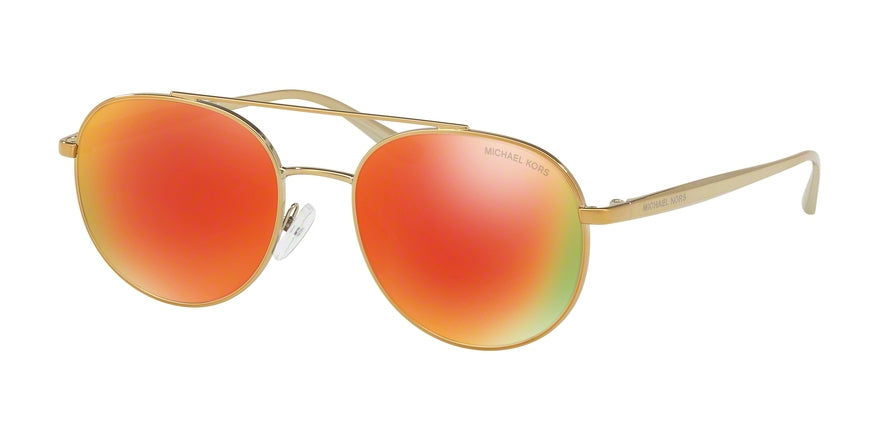 Michael Kors LON MK1021 Pilot Sunglasses  11686Q-GOLD-TONE 53-18-140 - Color Map gold