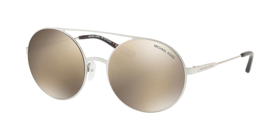 Michael Kors CABO MK1027 Round Sunglasses  10016G-SILVER-TONE 55-19-135 - Color Map silver