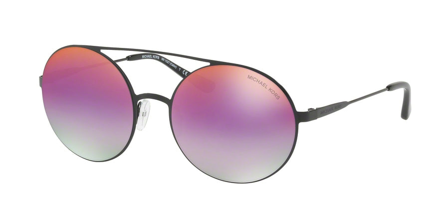 Michael Kors CABO MK1027 Round Sunglasses  1169A9-BLACK 55-19-135 - Color Map black