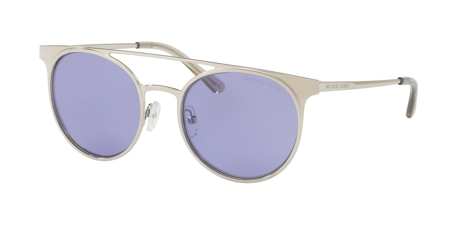 Michael Kors GRAYTON MK1030 Round Sunglasses  11371A-SHINY SILVER -TONE 52-19-140 - Color Map silver