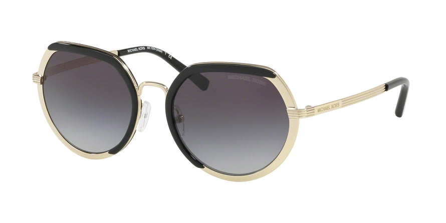 Michael Kors IBIZA MK1034 Irregular Sunglasses  33328G-LITE GOLD 53-19-140 - Color Map gold