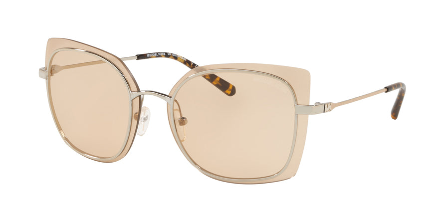 Michael Kors PHUKET MK1040 Square Sunglasses  115373-SHINY SILVER 62-13-140 - Color Map silver
