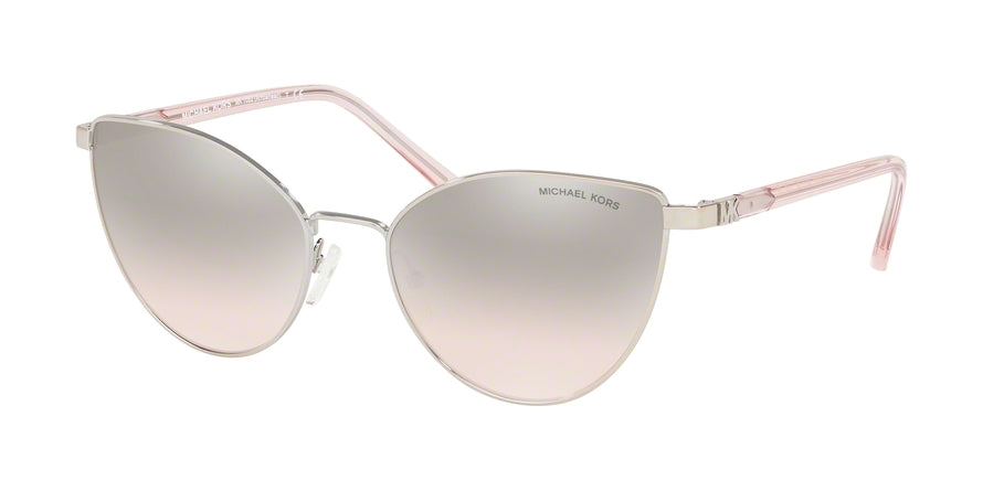 Michael Kors ARROWHEAD MK1052 Cat Eye Sunglasses  11538Z-SILVER 57-18-140 - Color Map silver