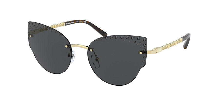 Michael Kors ST. ANTON MK1058B Cat Eye Sunglasses  101487-LIGHT GOLD 57-17-140 - Color Map gold