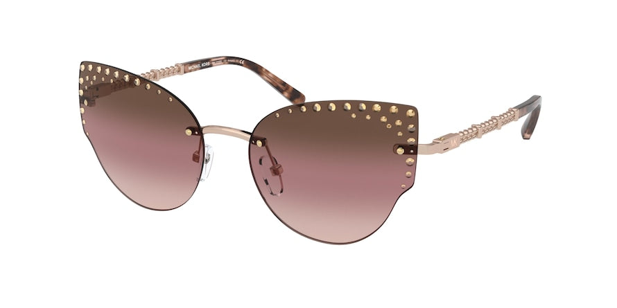 Michael Kors ST. ANTON MK1058B Cat Eye Sunglasses  1108O0-ROSE GOLD 57-17-140 - Color Map gold