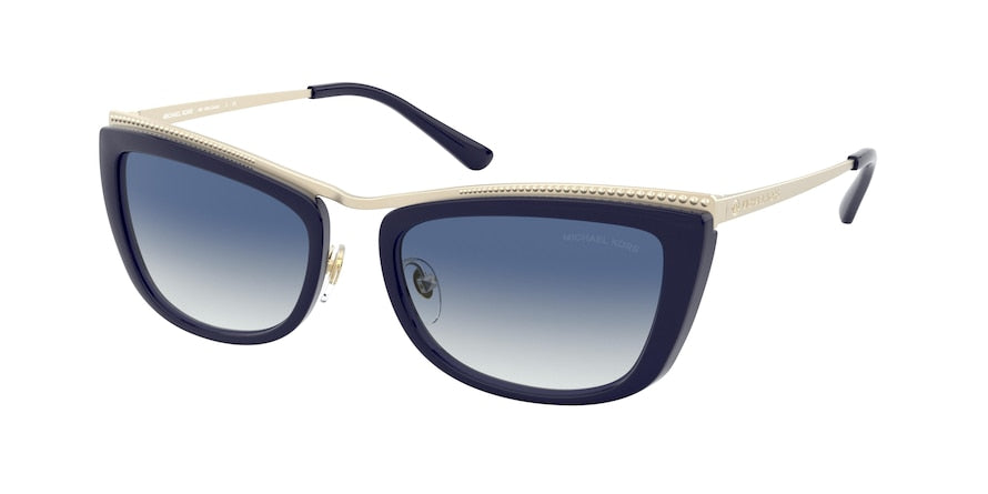 Michael Kors ZARIA MK1064 Rectangle Sunglasses  10144L-LIGHT GOLD 56-19-145 - Color Map gold