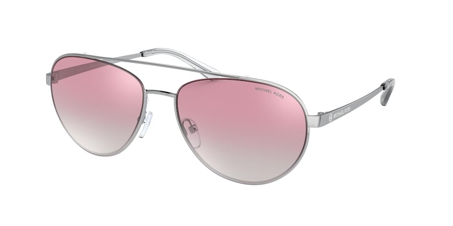 Michael Kors AVENTURA MK1071 Pilot Sunglasses  11539L-SILVER 59-16-140 - Color Map silver