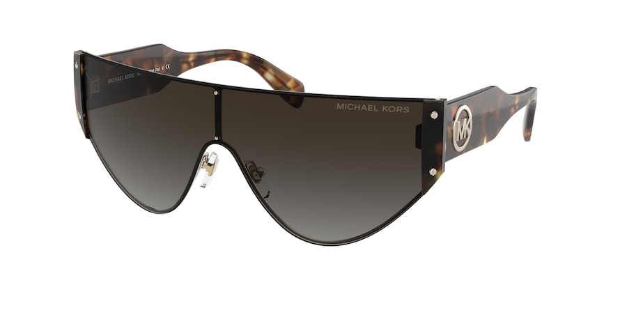 Michael Kors PARK CITY MK1080 Irregular Sunglasses  10068G-LIGHT GOLD 36-136-140 - Color Map gold